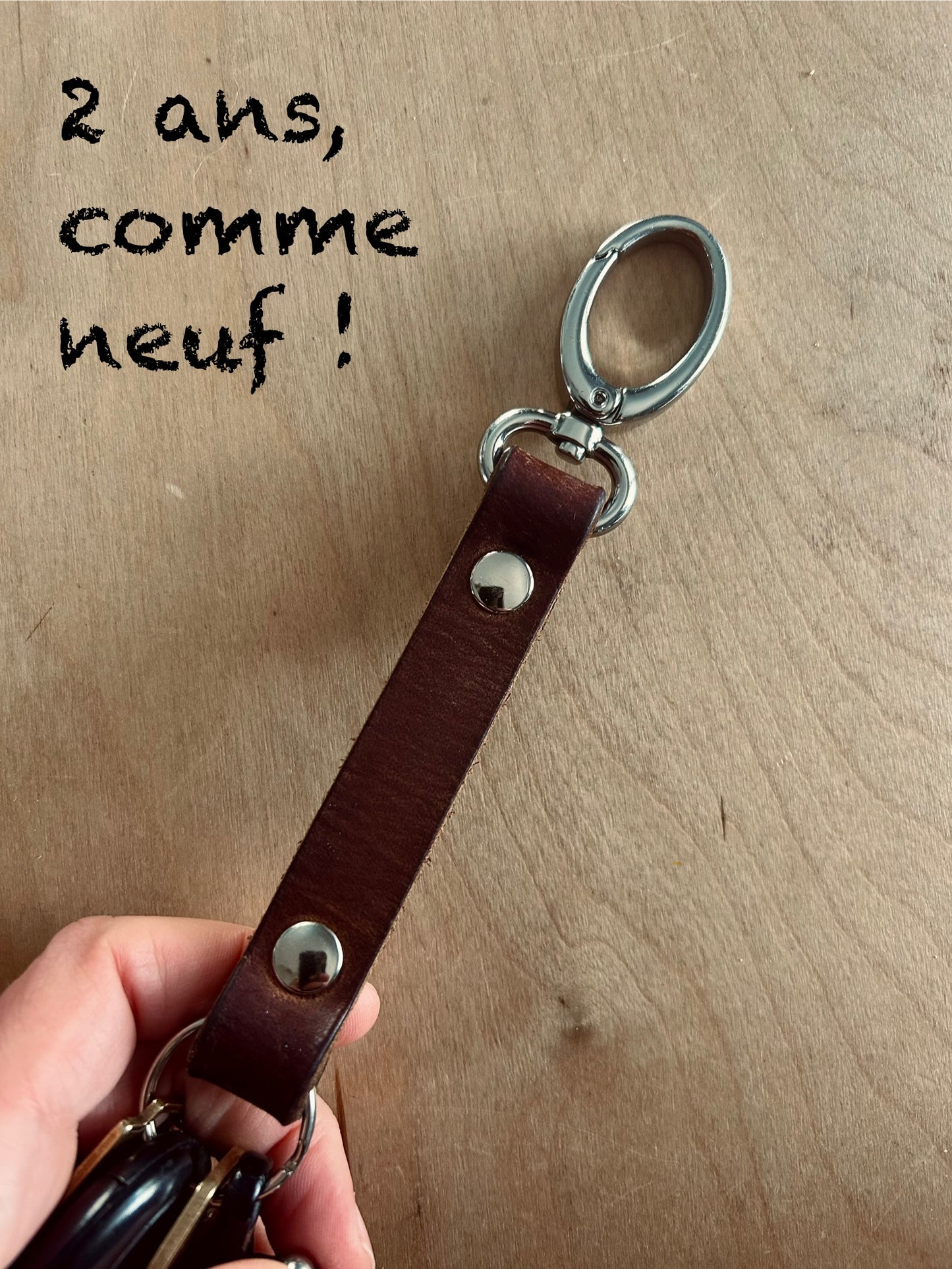 Porte-clés en cuir