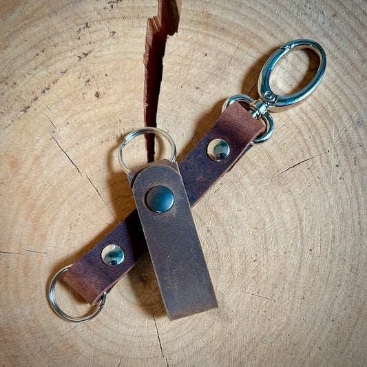 Porte-clés en cuir