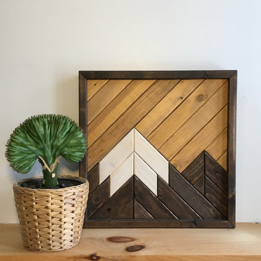 · Série Montagnes · Cadres en bois