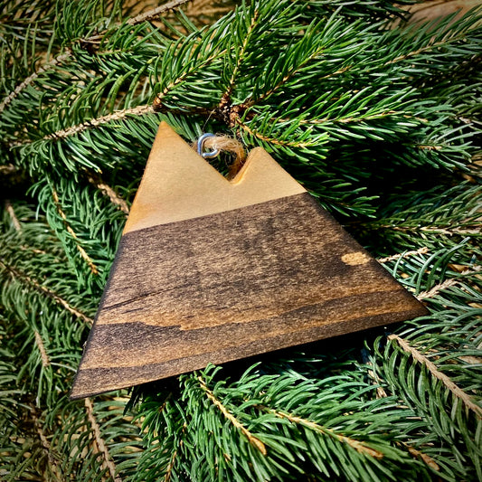 Yule · Décorations en bois brut